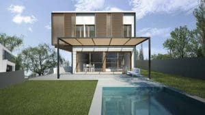 render casa passiva sant cugat papik passivhaus