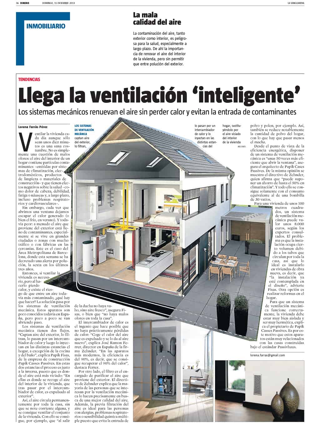Arriba la ventilació intel·ligent – La Vanguardia